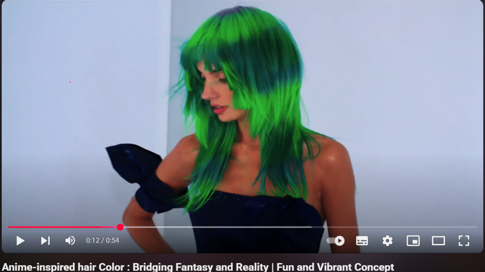 Color de cabello inspirado en el Anime Un concepto divertido y vibrante por Anakin Chan