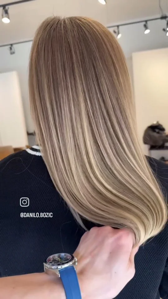 Corrección de color con Air touch y olaplex no. 1 ¡Rápido y fácil! por el Master @danilo.bozic