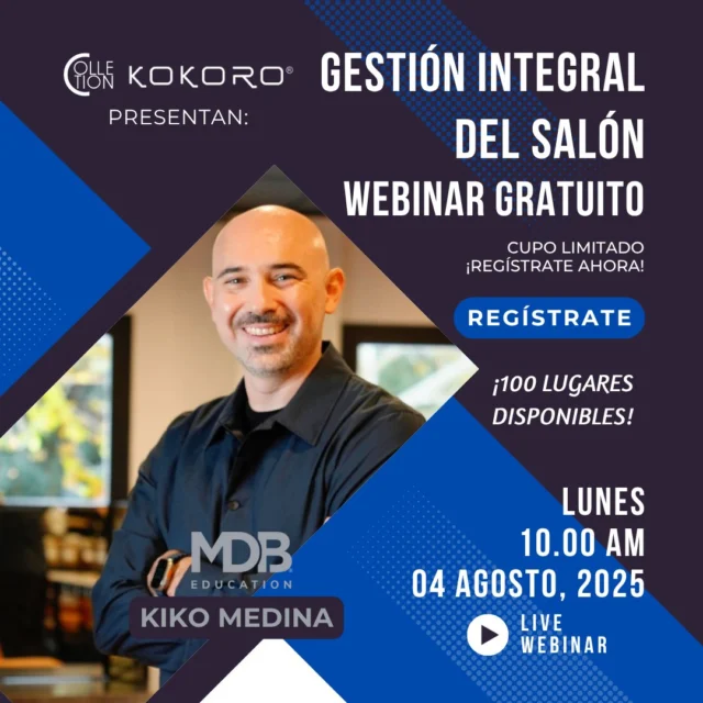 #CollectionNEGOCIOS ¡KIKO MEDINA y MDB ahora en MÉXICO 👨‍🎓!
💡 ¡Haz crecer tu salón como un verdadero profesional!
No te pierdas el webinar GESTIÓN INTEGRAL DEL SALÓN con KIKO MEDINA 👨‍🎓

Descubre estrategias reales para mejorar tu negocio, fidelizar clientes y potenciar tu rentabilidad. Lunes 4 de agosto a las 10:00 Hrs. AM

🎁 Cortesía de KOKORO y COLLECTION

🗓 Cupo limitado – Regístrate gratis aquí:
👉 https://shorturl.at/qvkpt

¡Tu salón merece dar el siguiente paso!

 #RevistaCOLLECTION #EstilistasMx #EstilistasLatam #lomejordelosmejores #KokoroMx #CollectionEDUCACION #iconosdelestilismo #CollectionInfluencer #EstilistasUnidos #revistacollection #CollectionTENDENCIAS @kokoromx Kokoro Mx